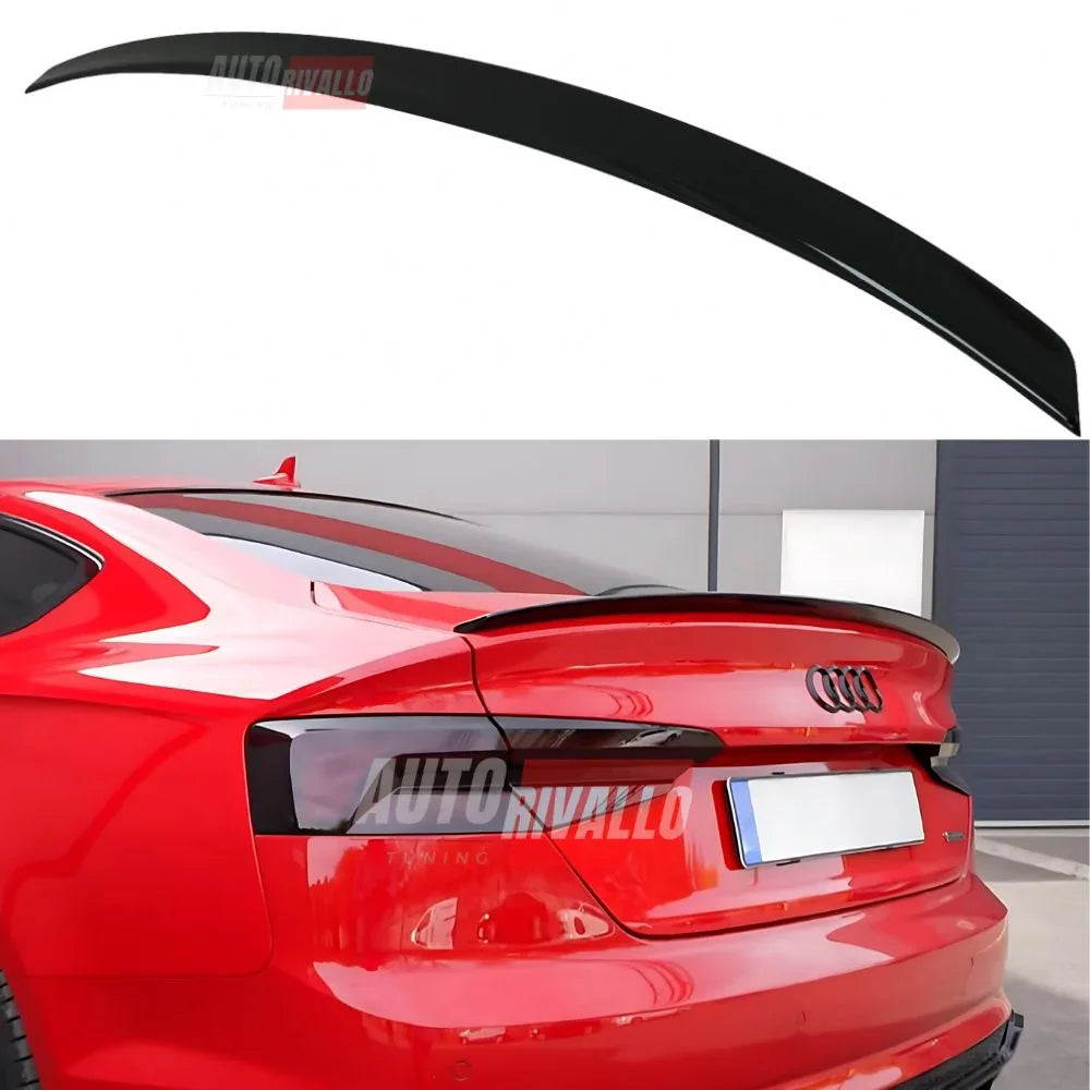 Audi A5 F5 Sportback 16-19 Spoiler Cofano RS5 Nero Lucido - autorivallo