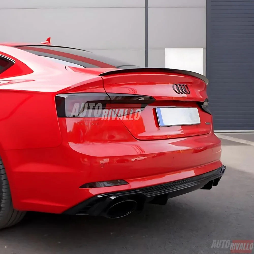 Audi A5 F5 Sportback 16-19 Spoiler Cofano RS5 Nero Lucido - autorivallo