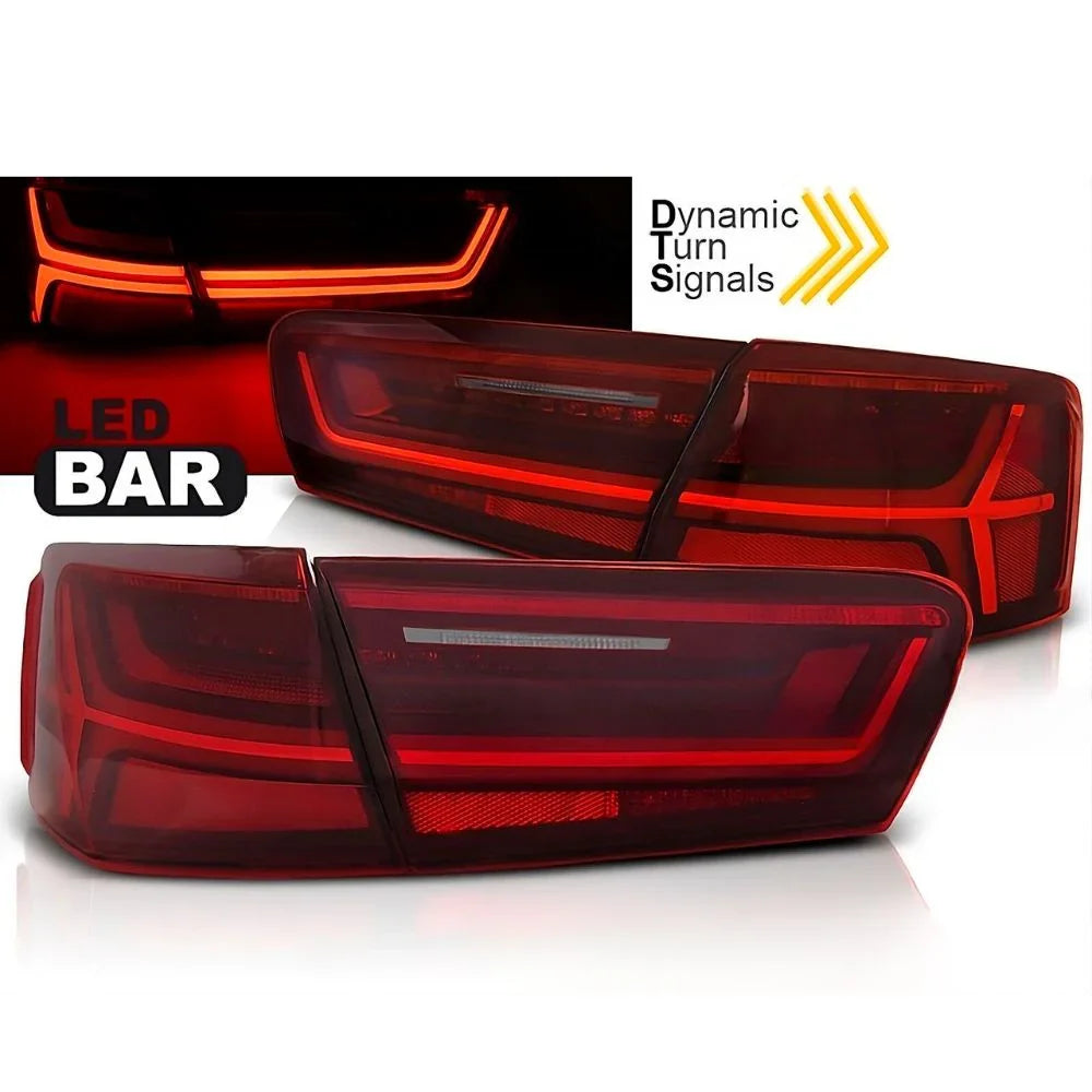 Audi A6 4G C7 2010-2014 Fanali Posteriori Full LED Lightbar - autorivallo