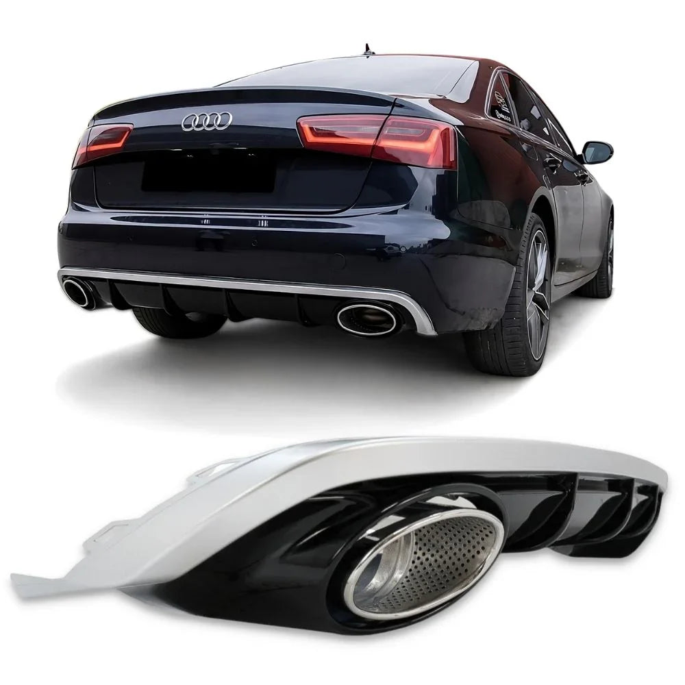 Audi A6 4G C7 2010-2014 Diffusore Sotto Paraurti RS6 Look - autorivallo