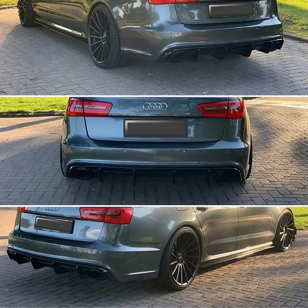 Audi A6 4G C7 S-Line 2015-2018 Diffusore Sotto Paraurti RS6 Look - autorivallo