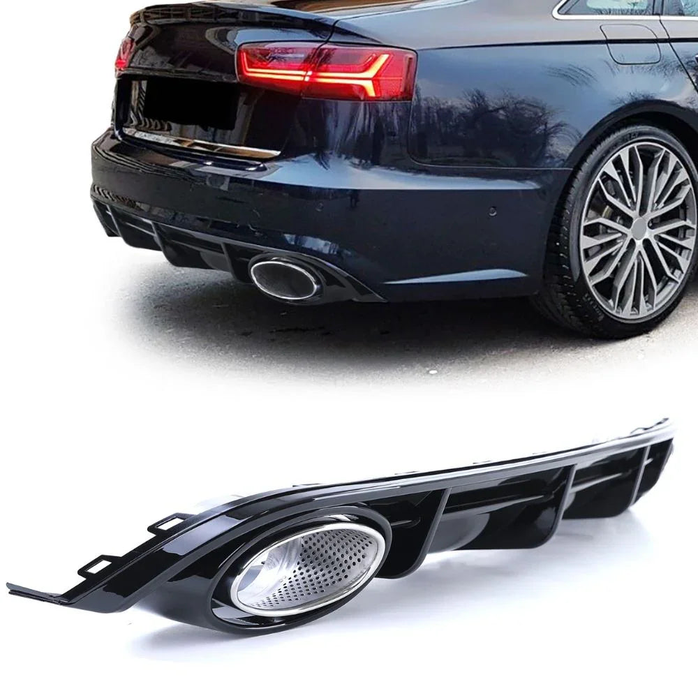 Audi A6 4G C7 S-Line 2015-2018 Diffusore Sotto Paraurti RS6 Look - autorivallo