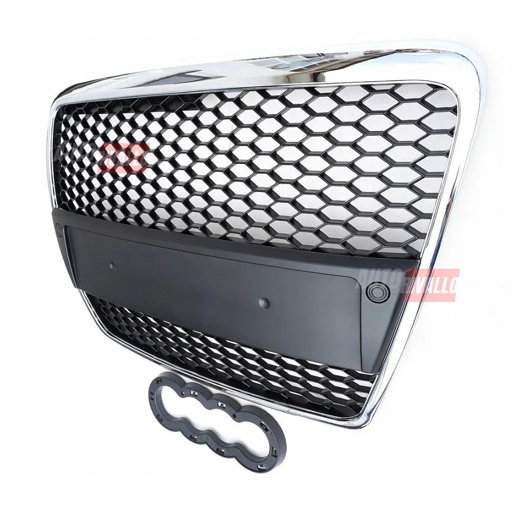 Audi A6 C6 4F 2004-2008 Griglia Radiatore Look RS6 Nero Cromato - autorivallo