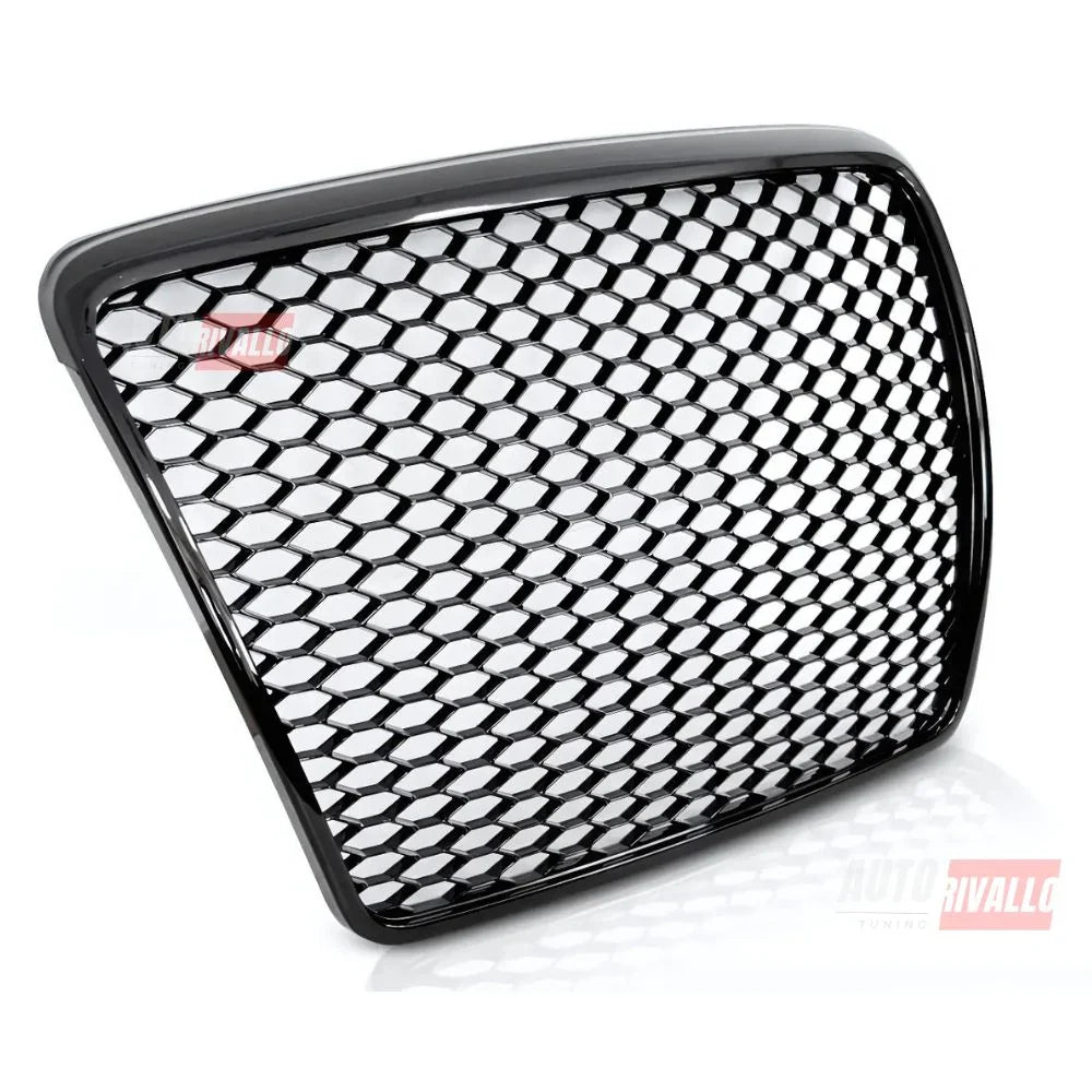 Audi A6 C6 4F 2008-2011 Griglia Radiatore Look RS6 Nero Lucido - autorivallo