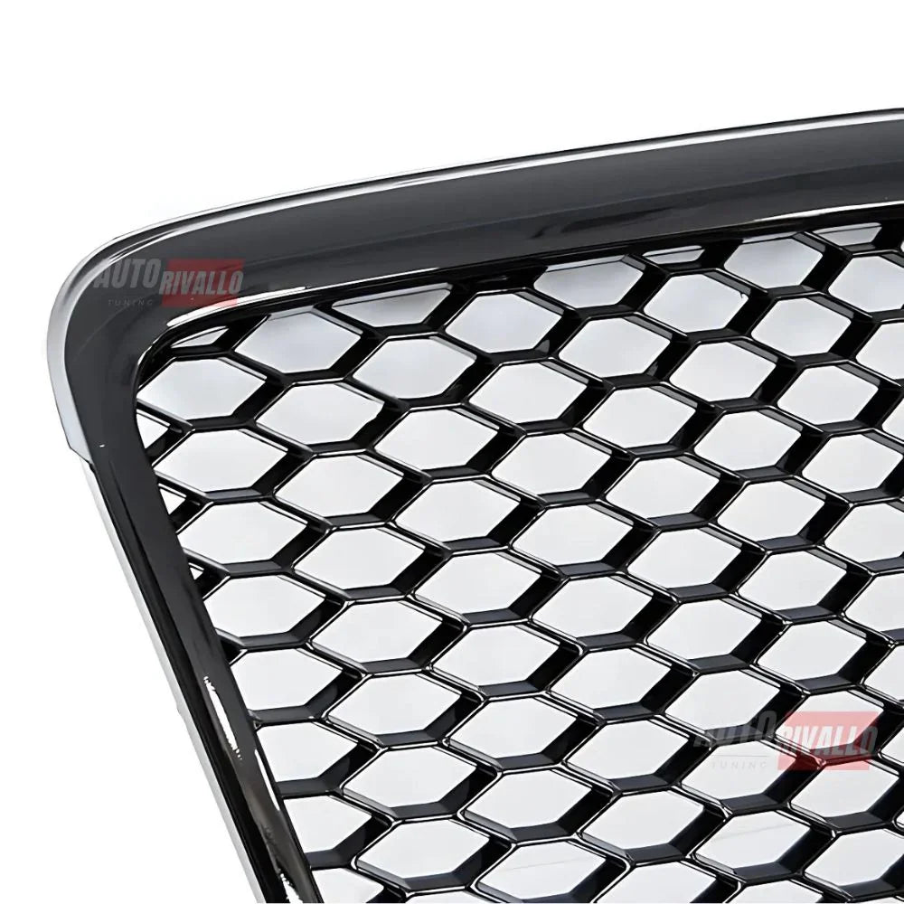 Audi A6 C6 4F 2008-2011 Griglia Radiatore Look RS6 Nero Lucido - autorivallo