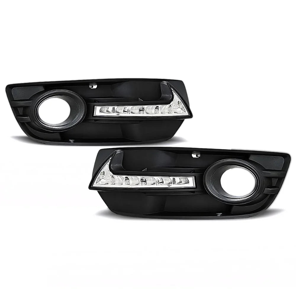 Audi Q5 8R 2008-2011 Griglie Fendinebbia Con Luci Diurne LED - autorivallo