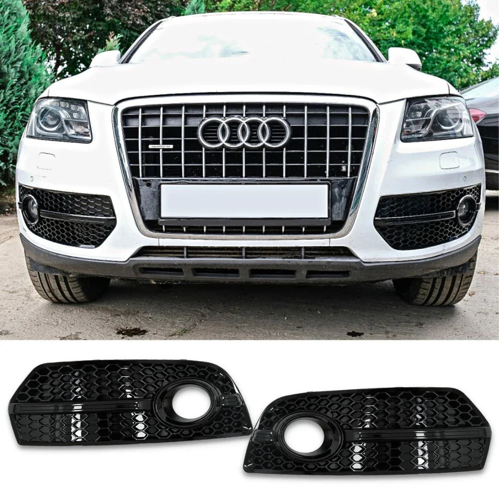 Audi Q5 8R 2008-2011 Griglie Fendinebbia Nero RSQ5 Look - autorivallo