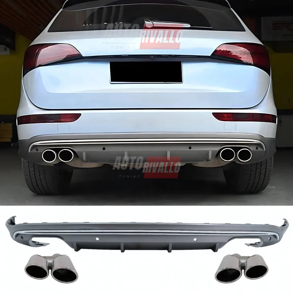 Audi Q5 8R 2008-2016 Diffusore Posteriore Terminali SQ5 Look - autorivallo