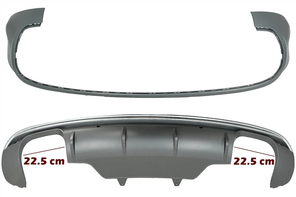 Audi Q5 8R 2008-2016 Diffusore Posteriore Terminali SQ5 Look - autorivallo