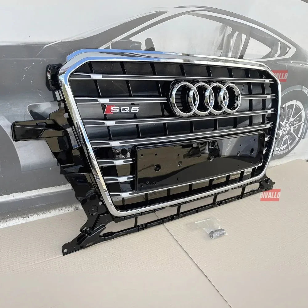 Audi Q5 8R 2012-2016 Griglia Anteriore SQ5 Look Nero Cromato - autorivallo