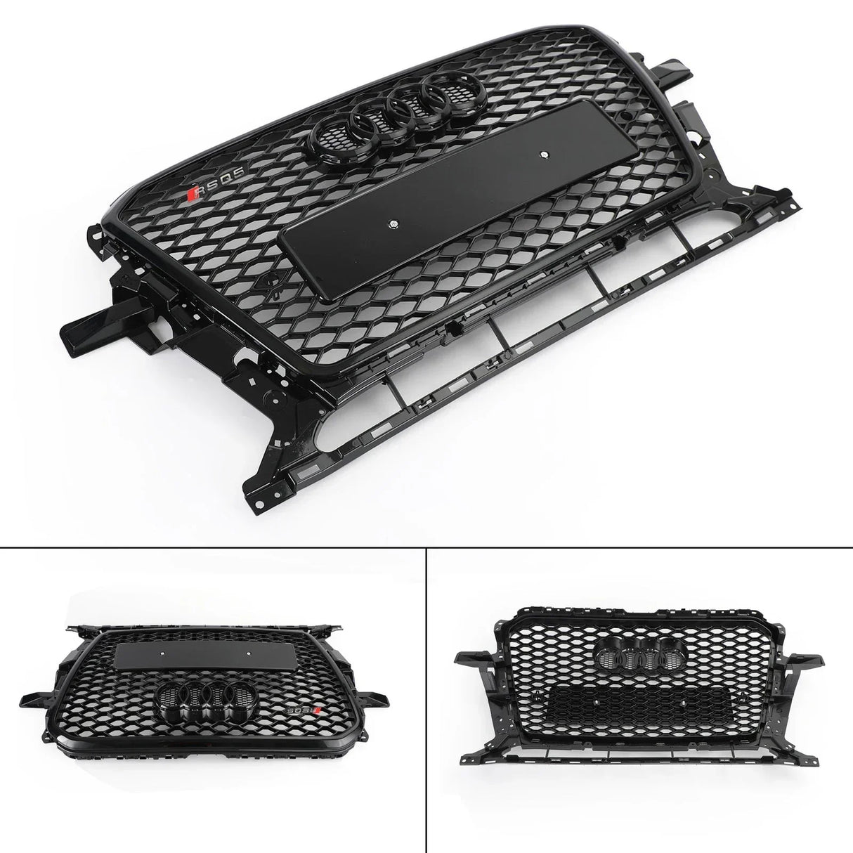 Audi Q5 8R 2012-2016 Griglia Anteriore RSQ5 Look Nero Lucido - autorivallo
