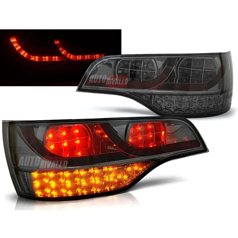 Audi Q7 4L 2005-2009 Fanali Posteriori Stop LED Fumé - autorivallo