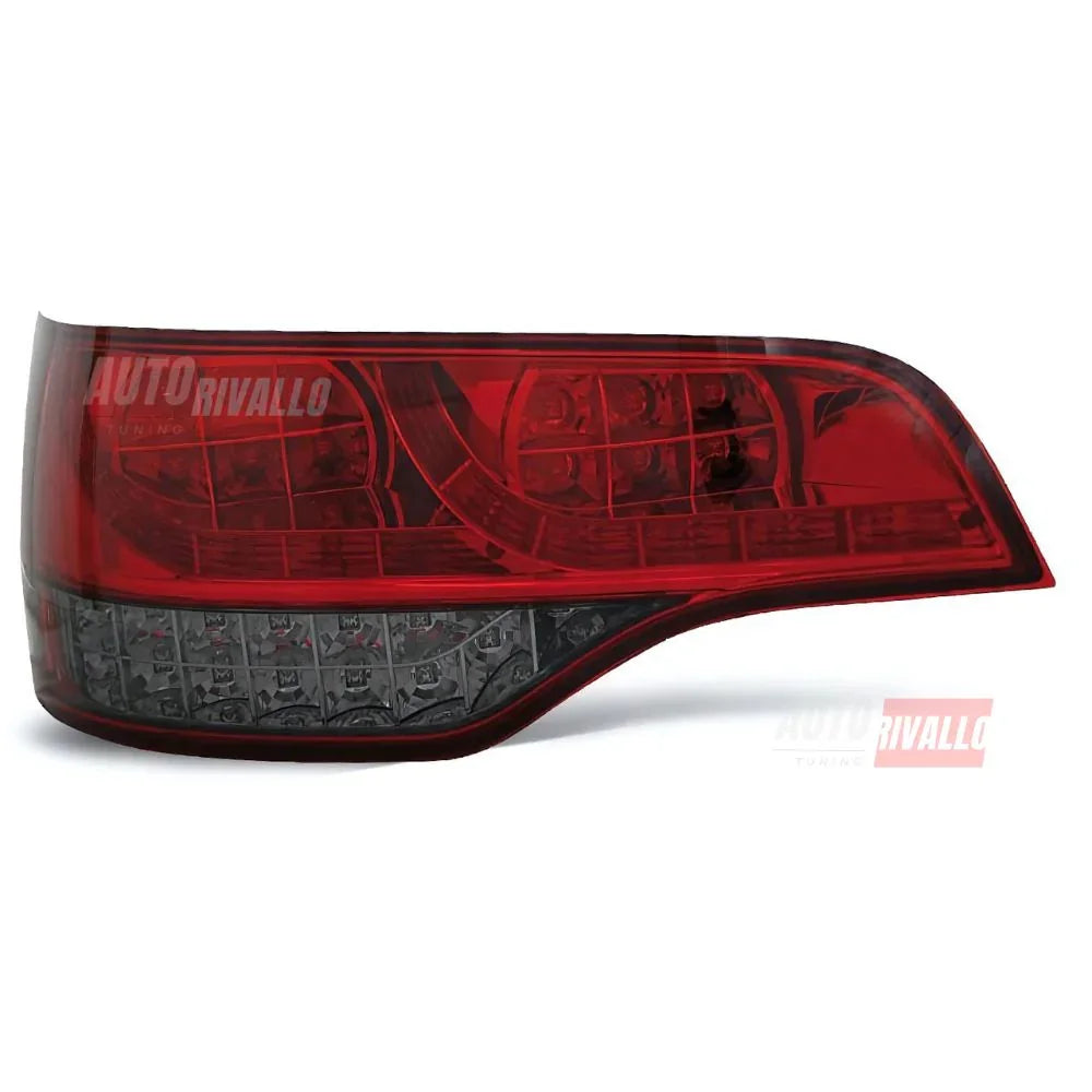 Audi Q7 4L 2005-2009 Fanali Posteriori Stop LED Rosso Fumé - autorivallo