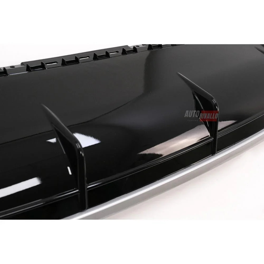 Audi Q7 4M 2015-2019 Diffusore Posteriore RSQ7 Look Nero - autorivallo