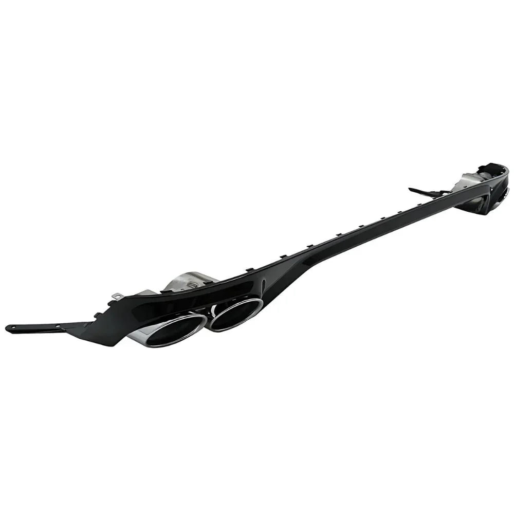 Audi Q8 S-Line 2018-2020 Diffusore Posteriore Doppia Uscita - autorivallo