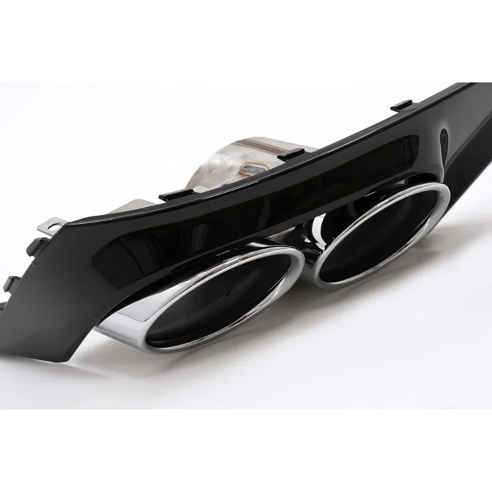 Audi Q8 S-Line 2018-2020 Diffusore Posteriore Doppia Uscita - autorivallo