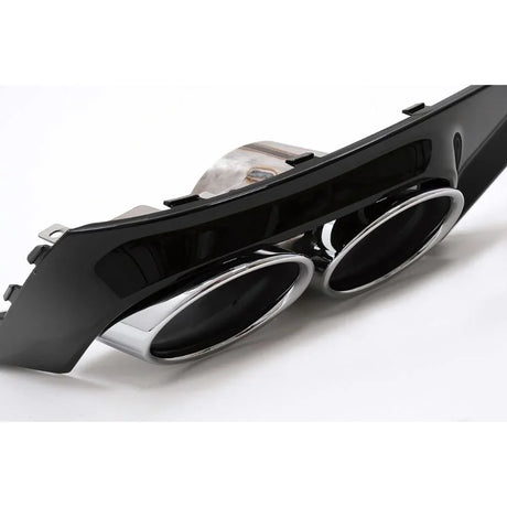 Audi Q8 S-Line 2018-2020 Diffusore Posteriore Doppia Uscita - autorivallo