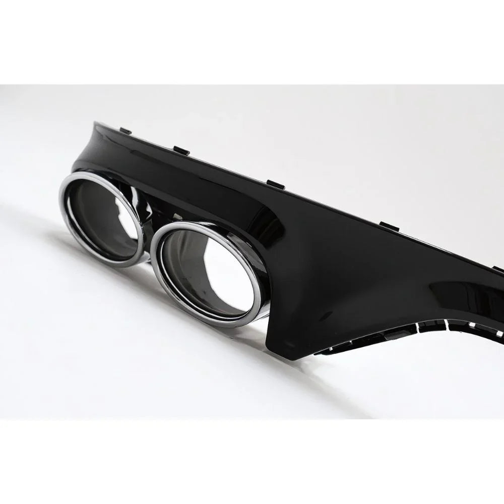 Audi Q8 S-Line 2018-2020 Diffusore Posteriore Doppia Uscita - autorivallo