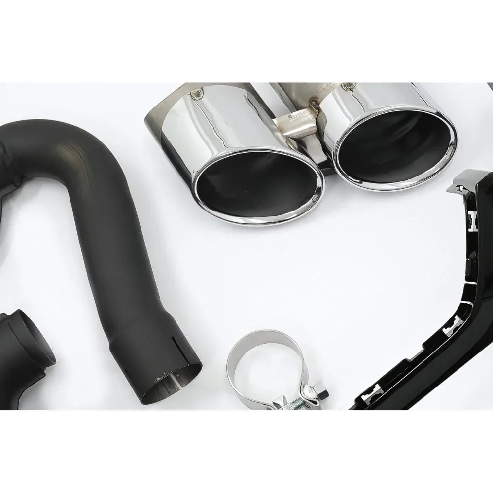 Audi Q8 S-Line 2018-2020 Diffusore Posteriore Doppia Uscita - autorivallo