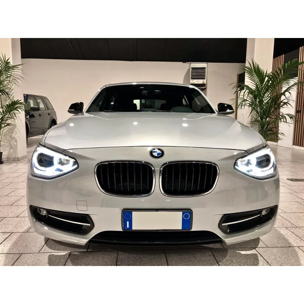 BMW 1 F20 F21 2010-2014 Fari Anteriori LED Diurne Angel Eyes - autorivallo