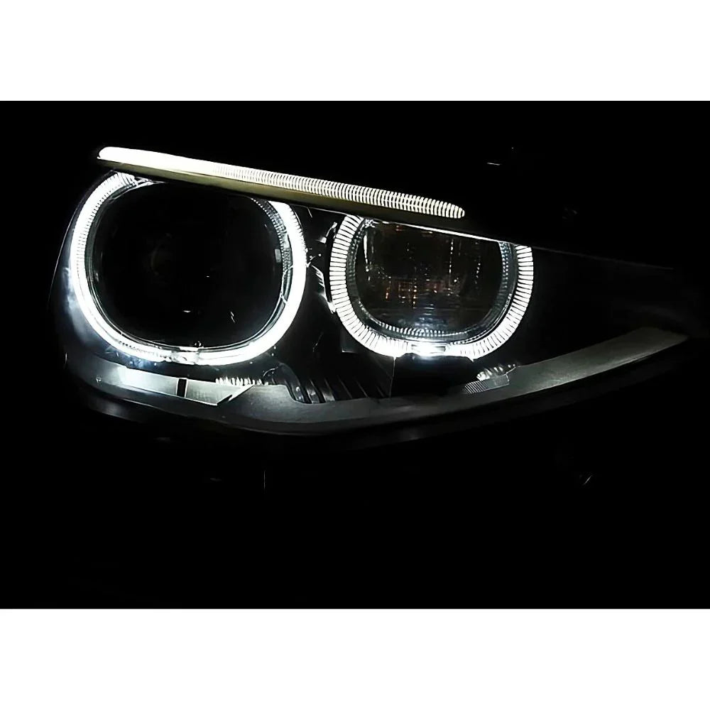 BMW 1 F20 F21 2010-2014 Fari Anteriori LED Diurne Angel Eyes - autorivallo