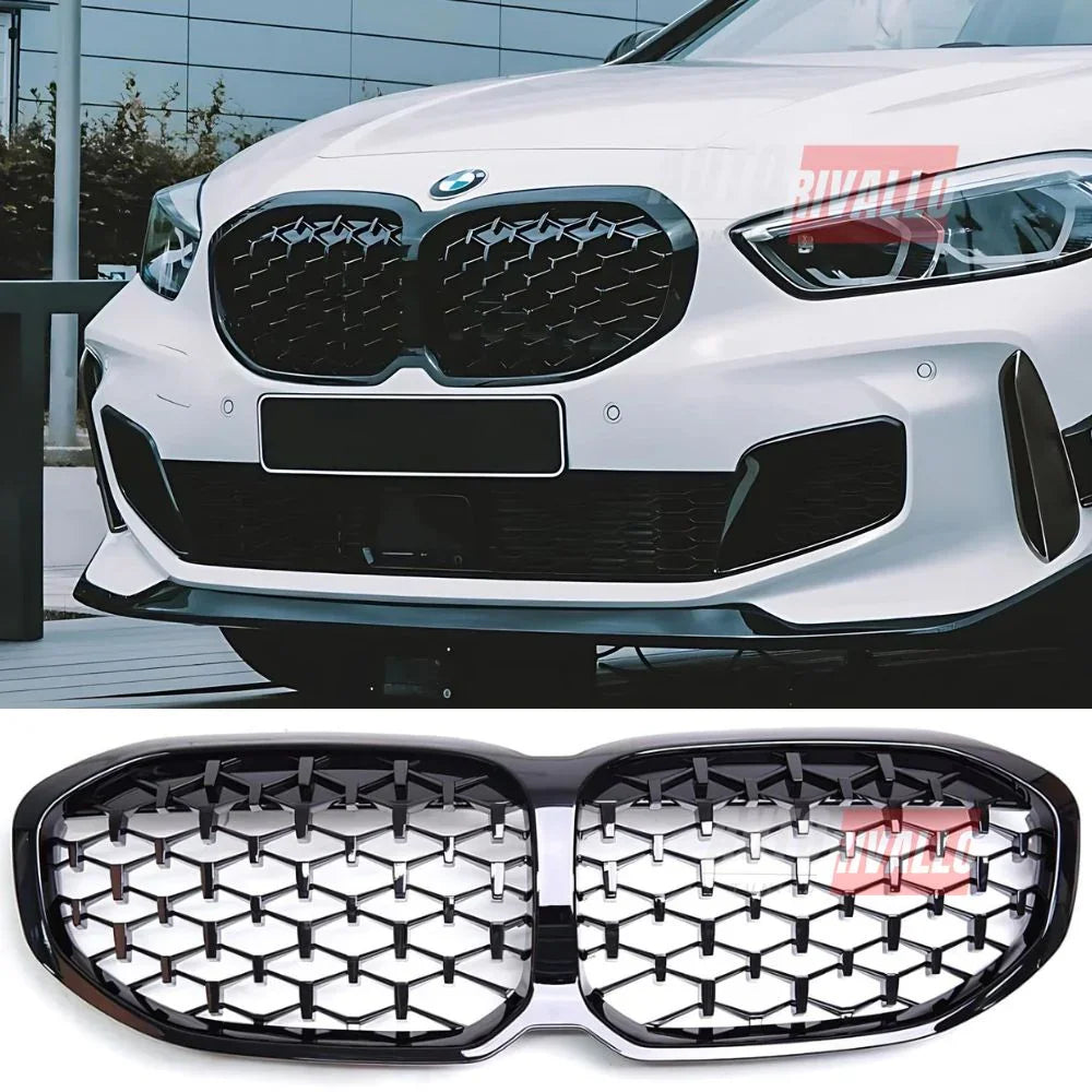 BMW Serie 1 F40 2019-2024 Griglia Radiatore Diamond Look - autorivallo