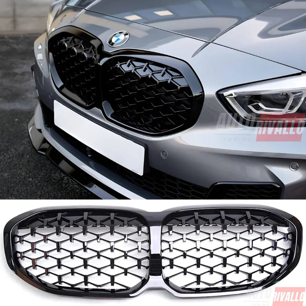 BMW Serie 1 F40 2019-2024 Griglia Radiatore Diamond Look - autorivallo