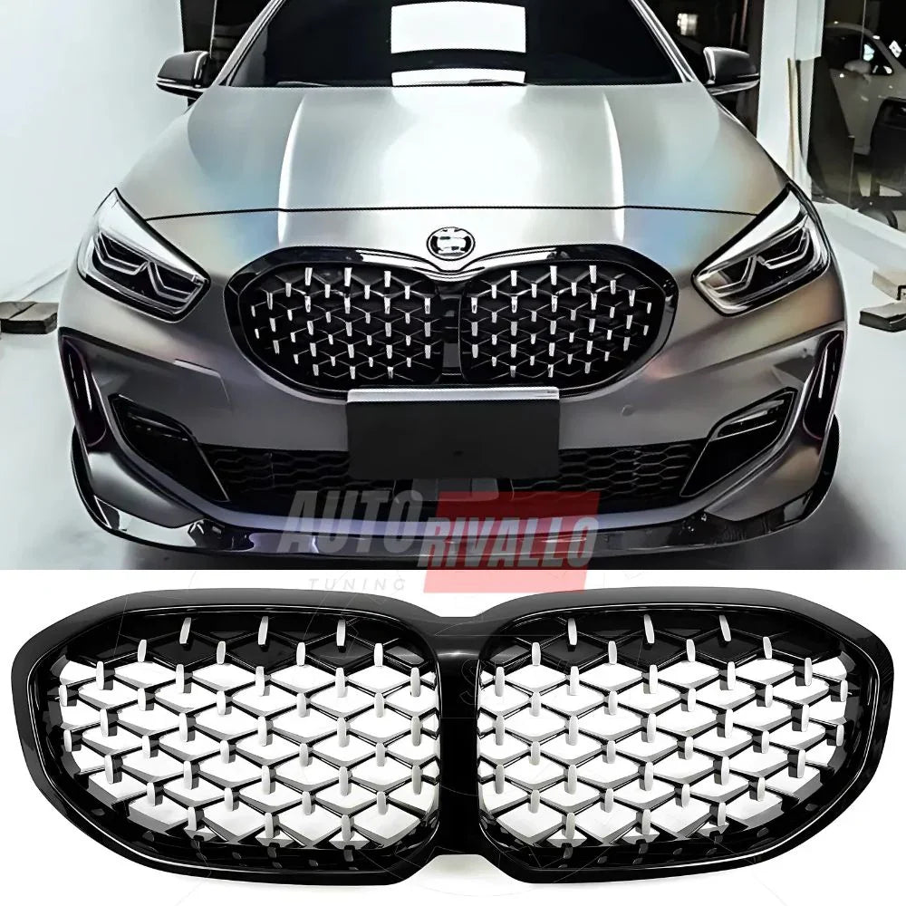 BMW Serie 1 F40 2019-2024 Griglia Radiatore Diamond Look - autorivallo