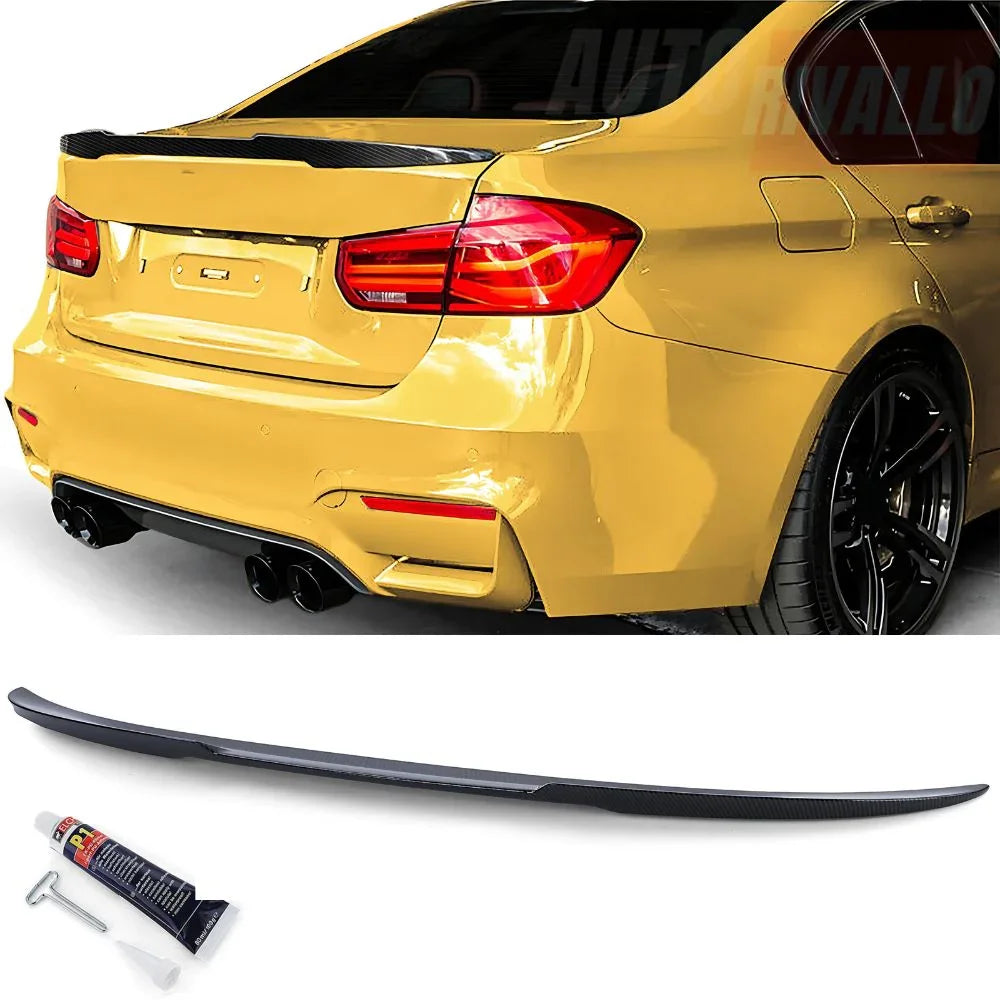 BMW Serie 3 F30 F80 M3 11-19 Spoiler Cofano in Carbon Look - autorivallo