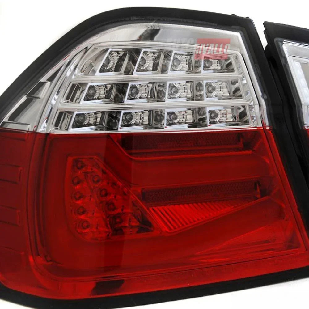 BMW Serie 3 E90 2005-2008 Fanali Stop Posteriori LED Rosso - autorivallo