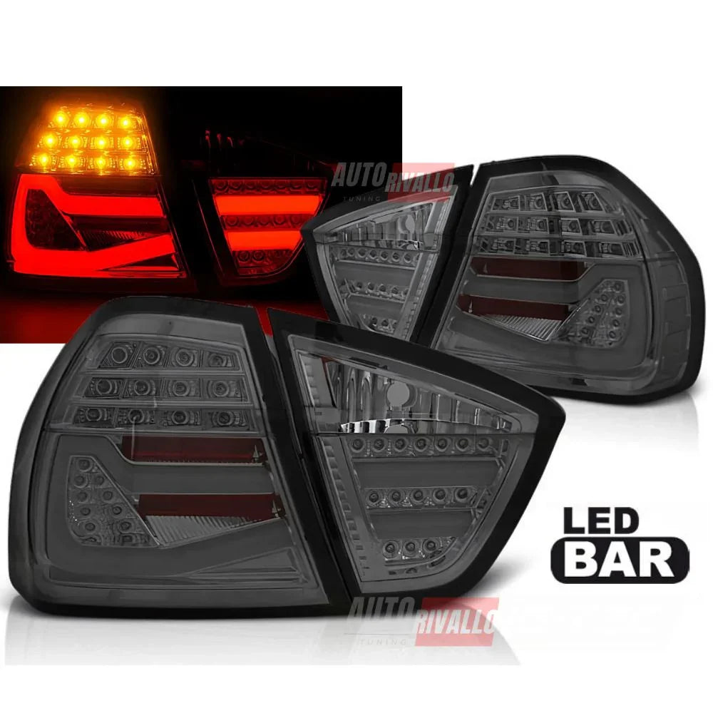 BMW Serie 3 E90 2005-2008 Fanali Stop Posteriori LED Fumé - autorivallo