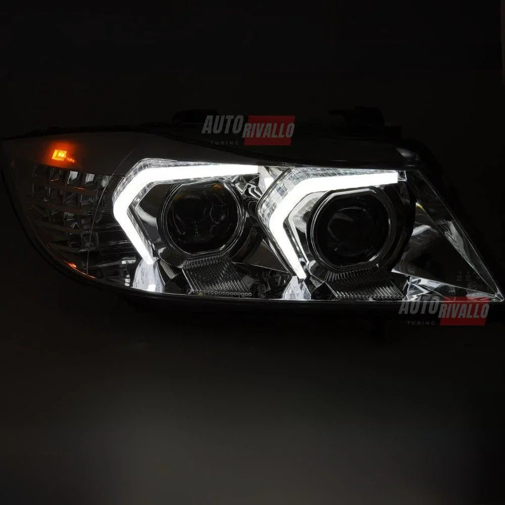 BMW Serie 3 E90 E91 2005-2008 Fari Anteriori Full LED - autorivallo
