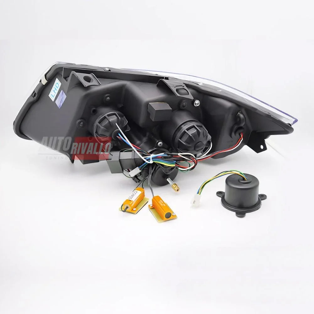 BMW Serie 3 E90 E91 2005-2008 Fari Anteriori Full LED DRL - autorivallo