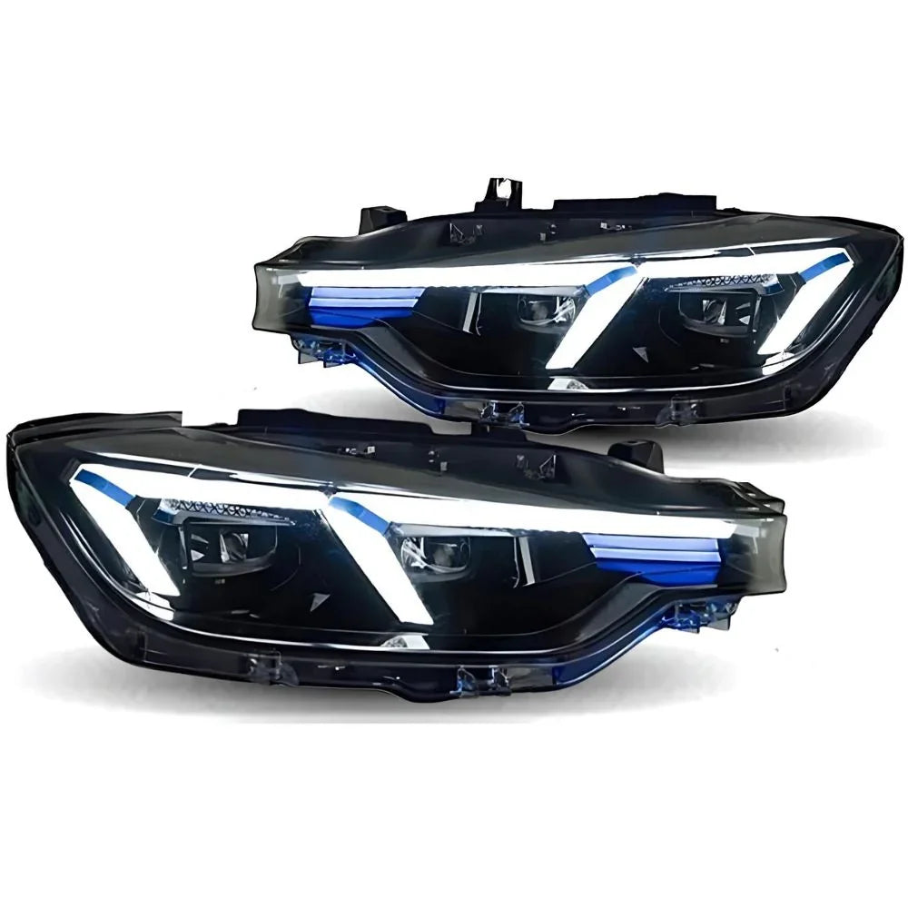 BMW Serie 3 F30 F31 2011-2015 Fari Anteriori Full LED G20 Look - autorivallo