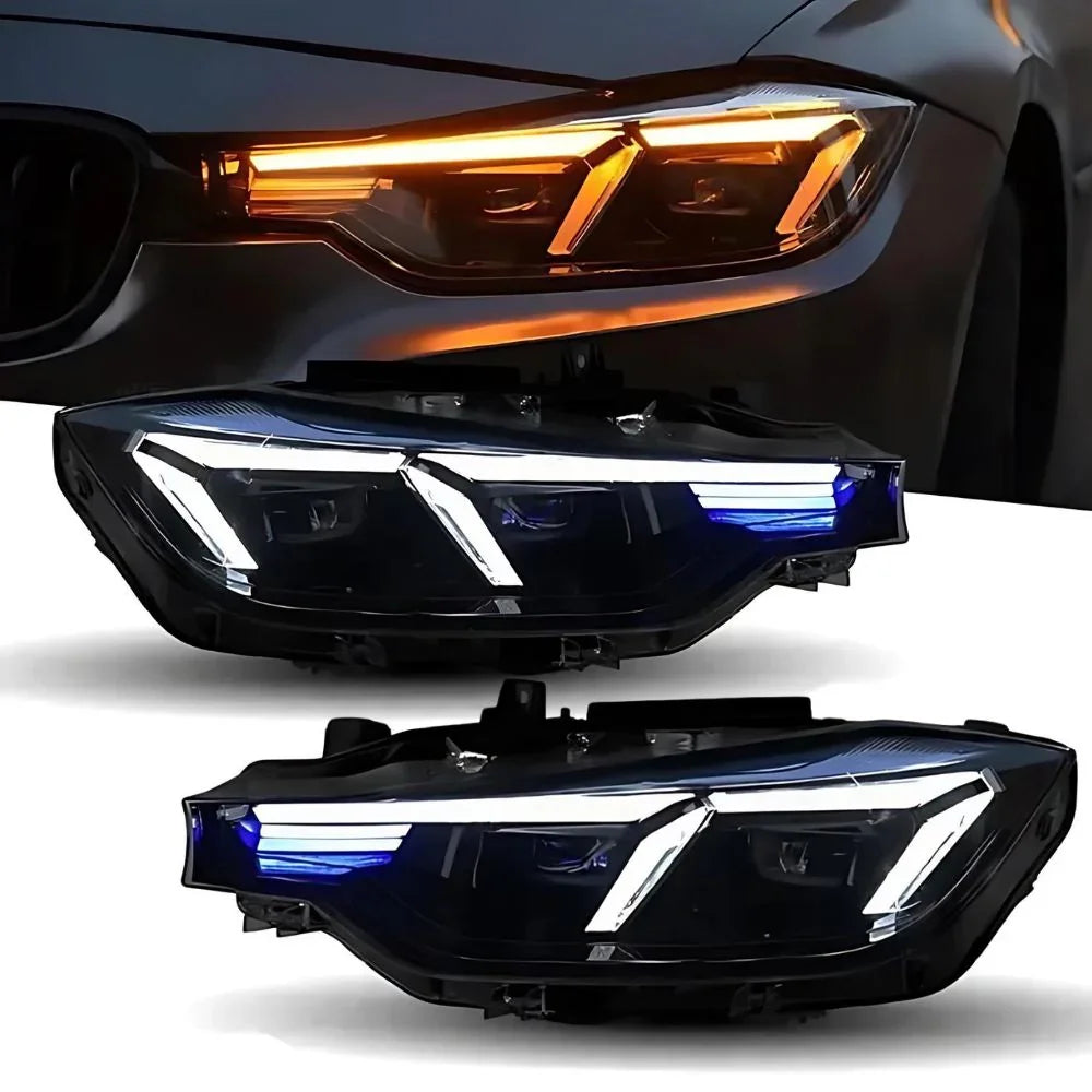 BMW Serie 3 F30 F31 2011-2015 Fari Anteriori Full LED G20 Look - autorivallo