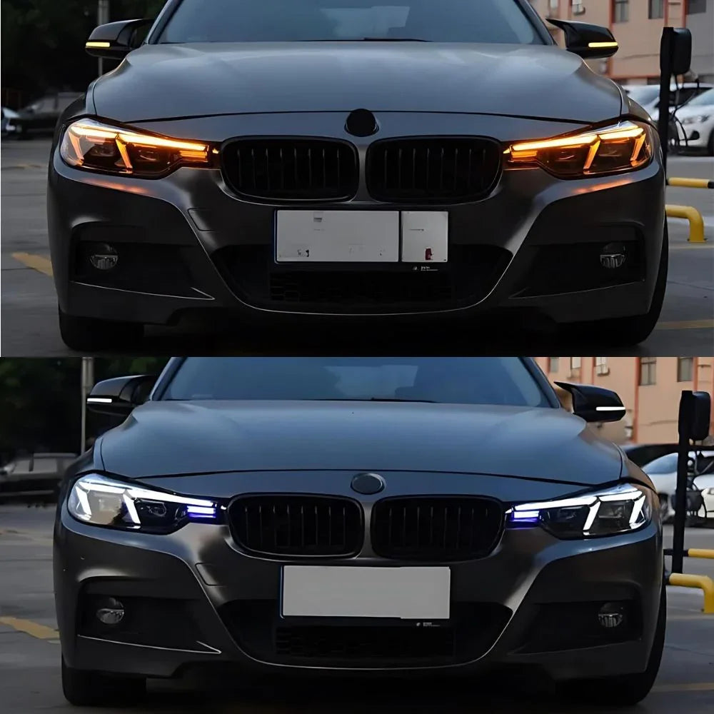 BMW Serie 3 F30 F31 2011-2015 Fari Anteriori Full LED G20 Look - autorivallo