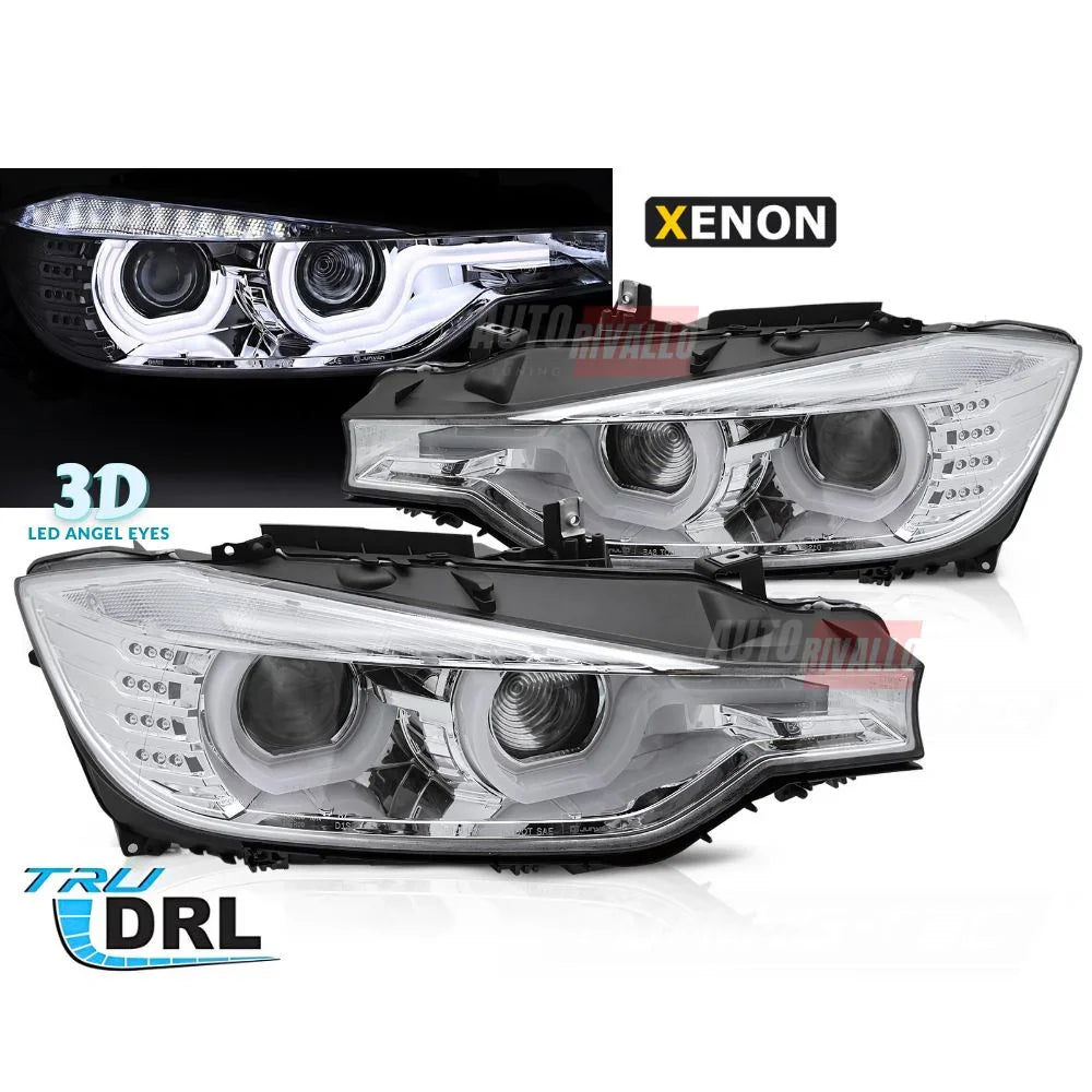 BMW Serie 3 F30 F31 2011-2015 Fari Anteriori LED 3D Xenon - autorivallo