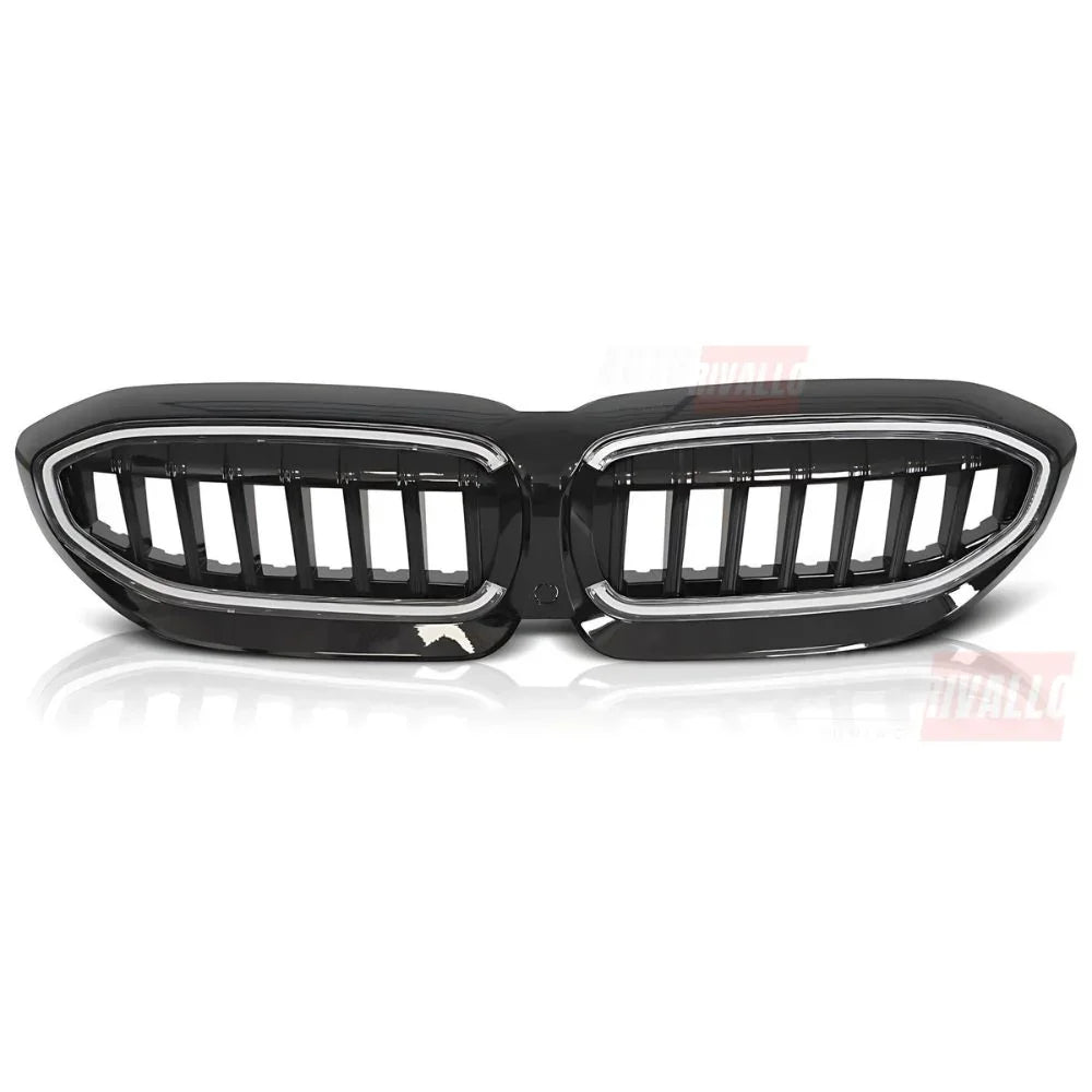 BMW Serie 3 G20 G21 19-22 Griglia Radiatore LED M Sport Nero - autorivallo
