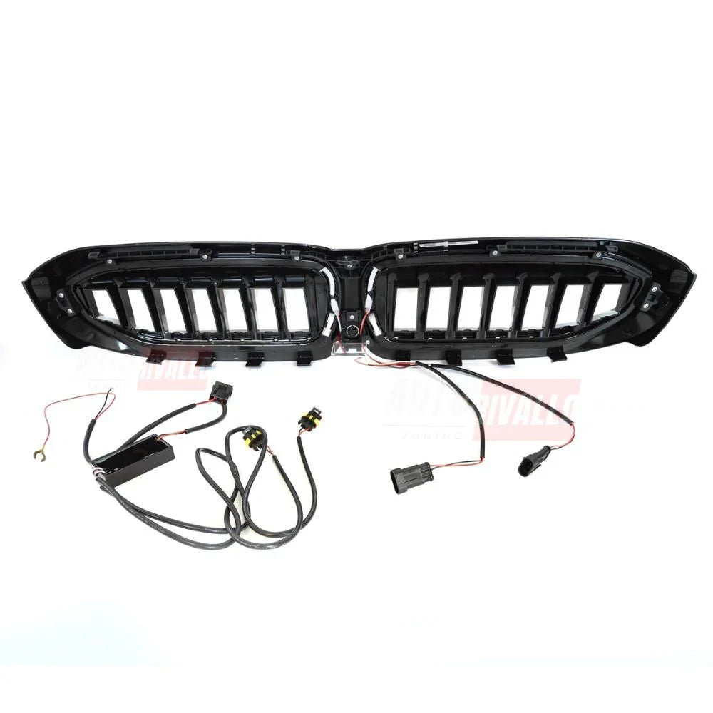 BMW Serie 3 G20 G21 19-22 Griglia Radiatore LED M Sport Nero - autorivallo