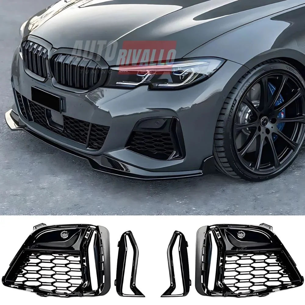 BMW 3 G20 G21 M-Sport 2019-2022 Griglie Laterali Look M340i - autorivallo