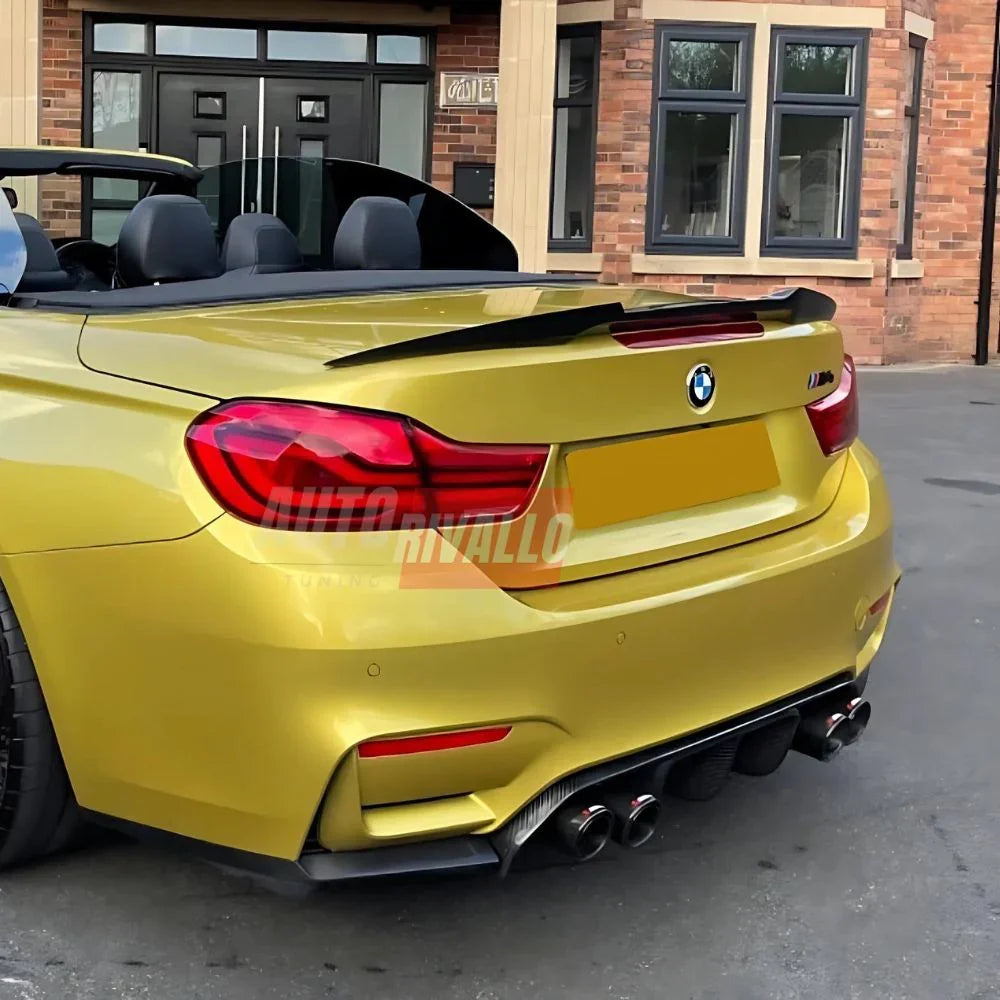 BMW Serie 4 F33 Cabriolet 2013-2021 Spoiler Cofano Carbon M4 - autorivallo