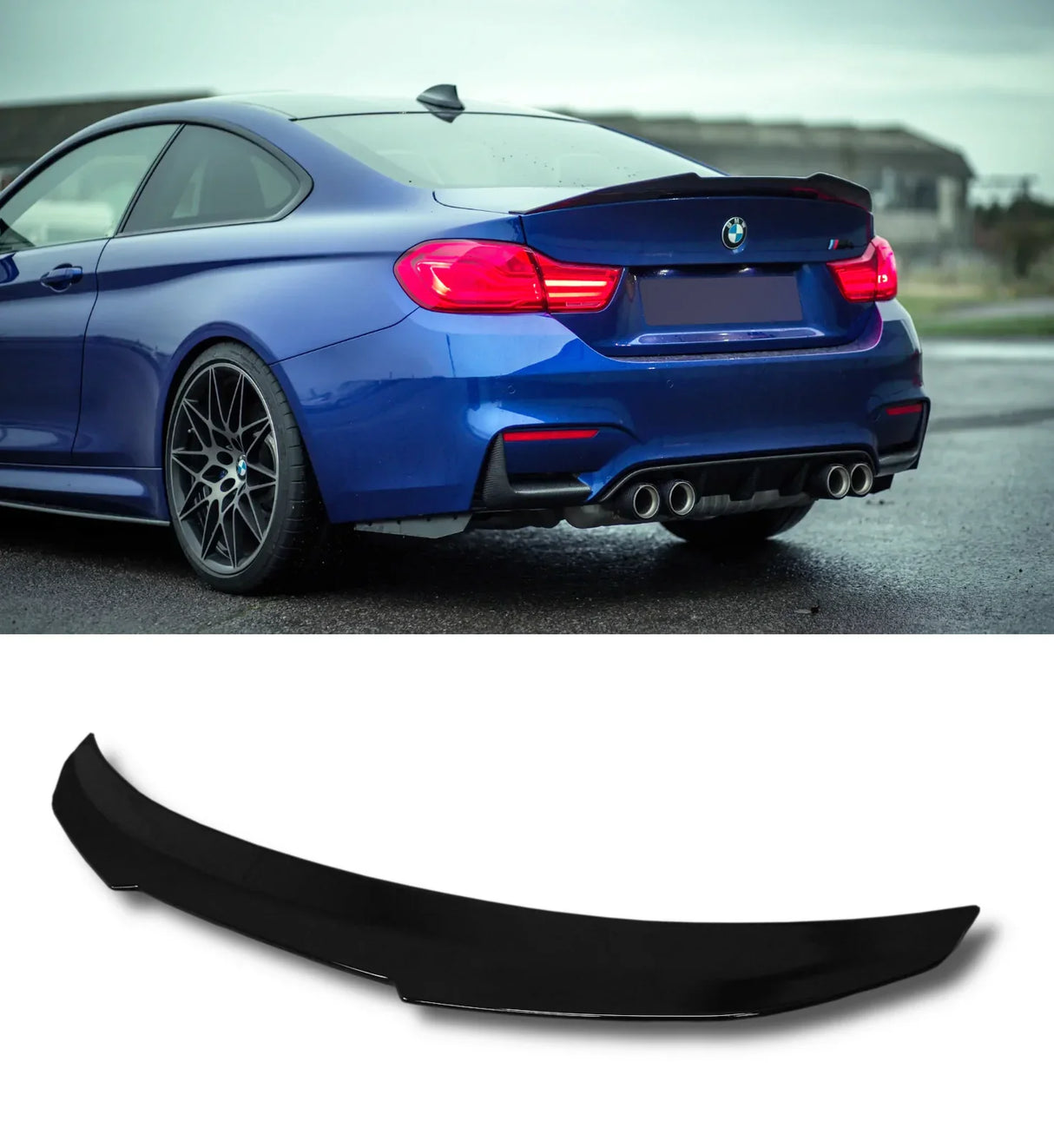 BMW Serie 4 F33 Coupè 2013-2021 Spoiler Cofano M4 Look - autorivallo