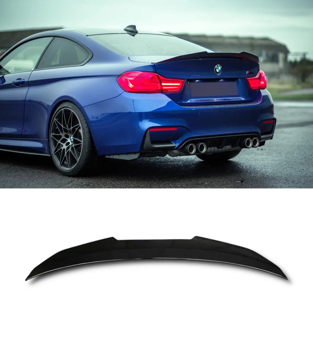 BMW Serie 4 F33 Coupè 2013-2021 Spoiler Cofano M4 Look - autorivallo