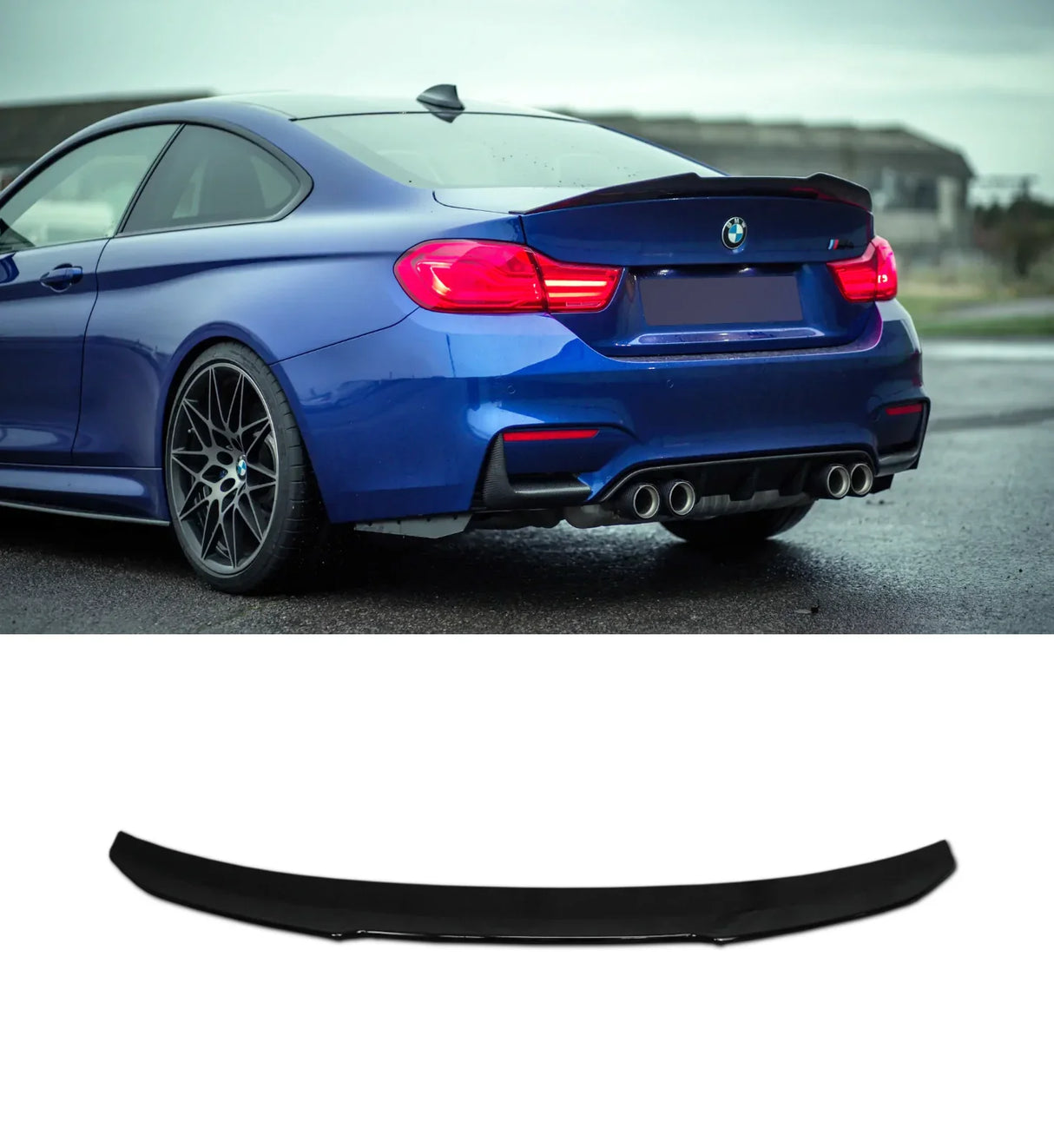 BMW Serie 4 F33 Coupè 2013-2021 Spoiler Cofano M4 Look - autorivallo