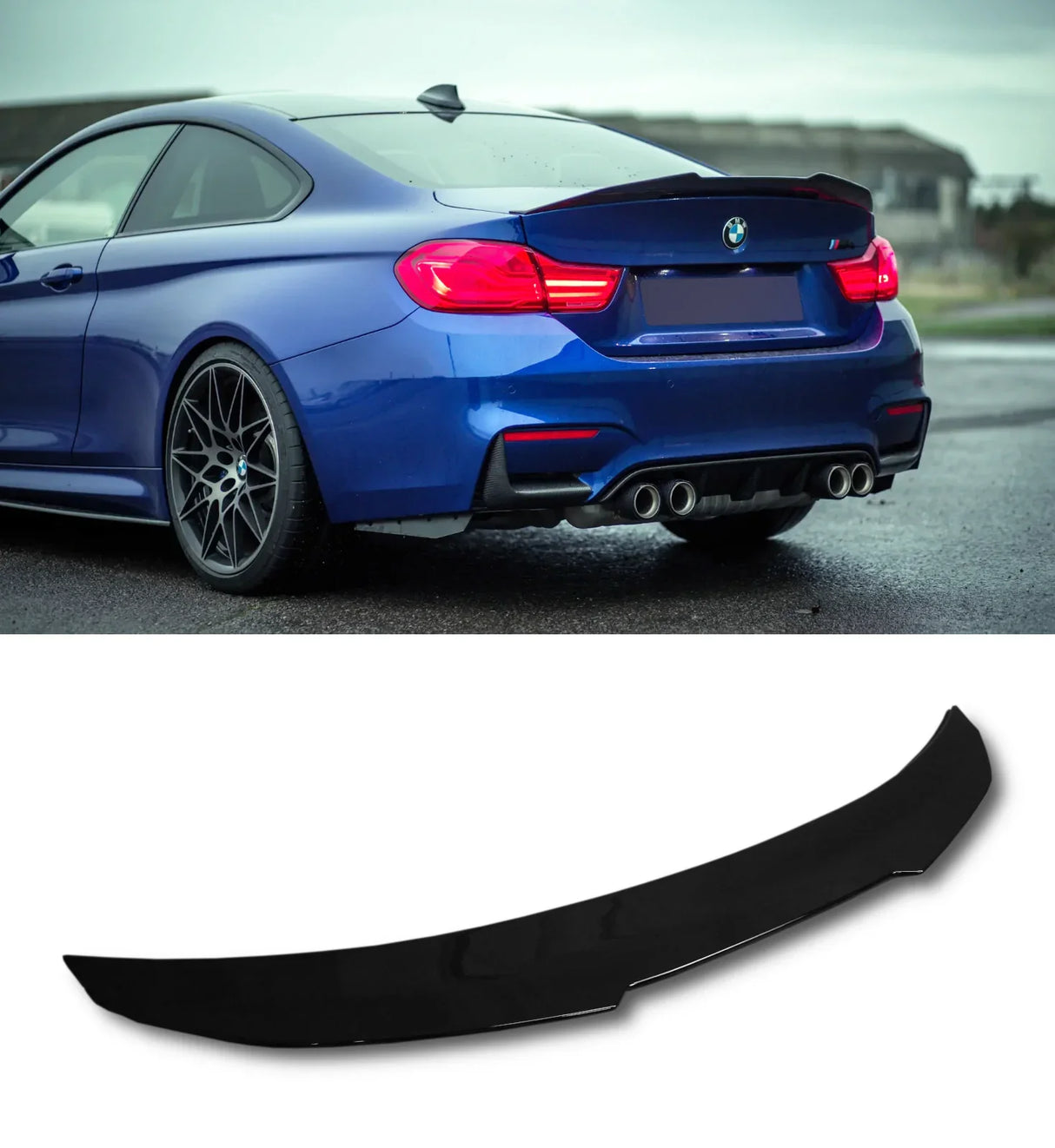 BMW Serie 4 F33 Coupè 2013-2021 Spoiler Cofano M4 Look - autorivallo