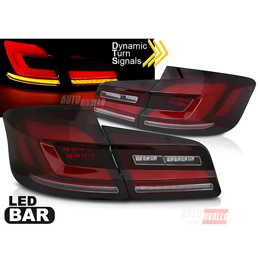 BMW Serie 5 F10 2010-2017 Fanali Posteriori Stop Full LED - autorivallo
