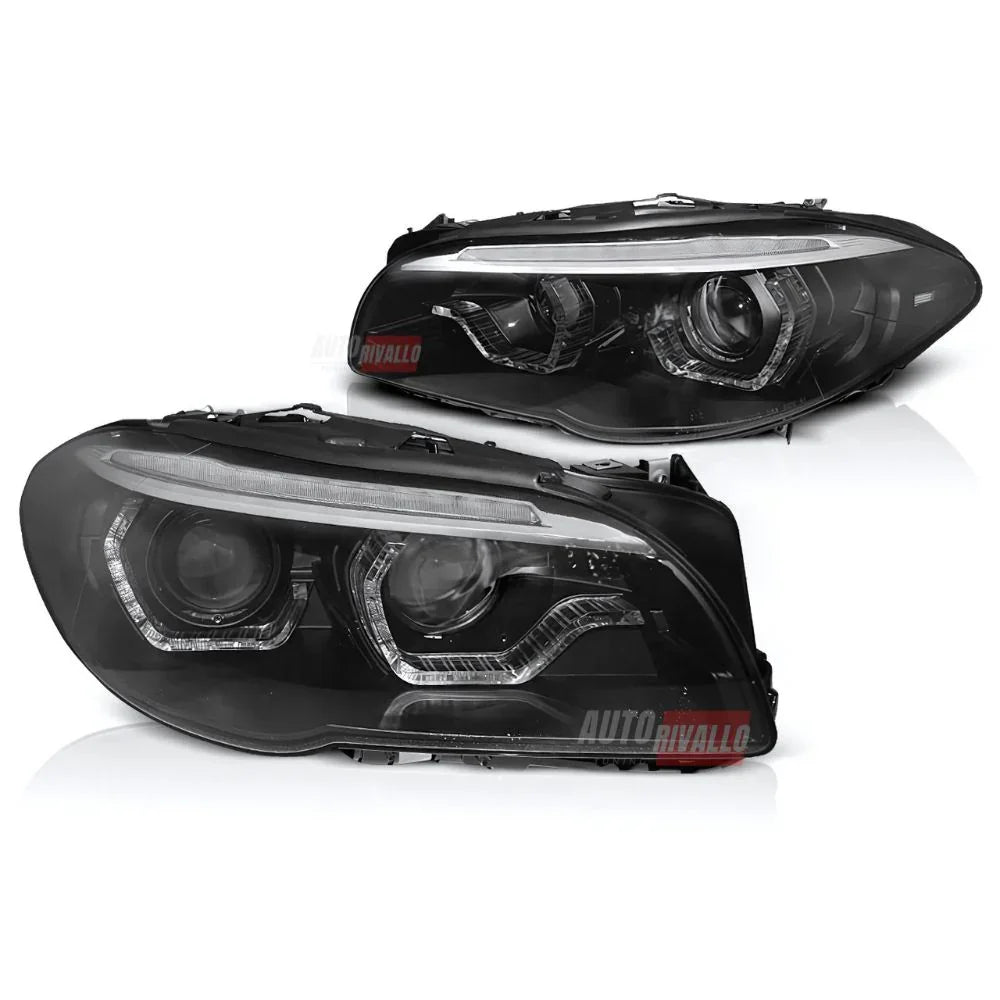 BMW Serie 5 F10 F11 2010-2013 Fari Anteriori Xenon AFS LED 3D - autorivallo