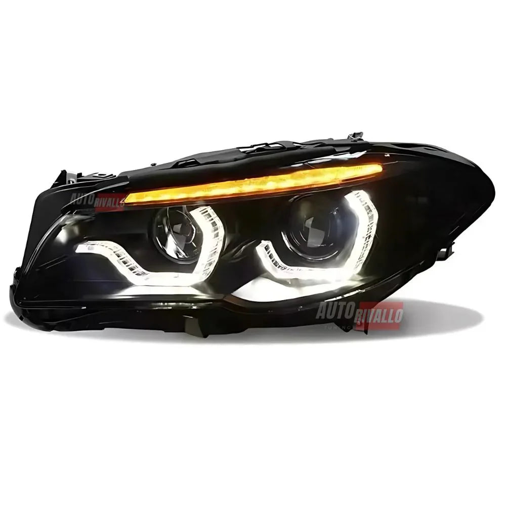 BMW Serie 5 F10 F11 2010-2013 Fari Anteriori Xenon AFS LED 3D - autorivallo