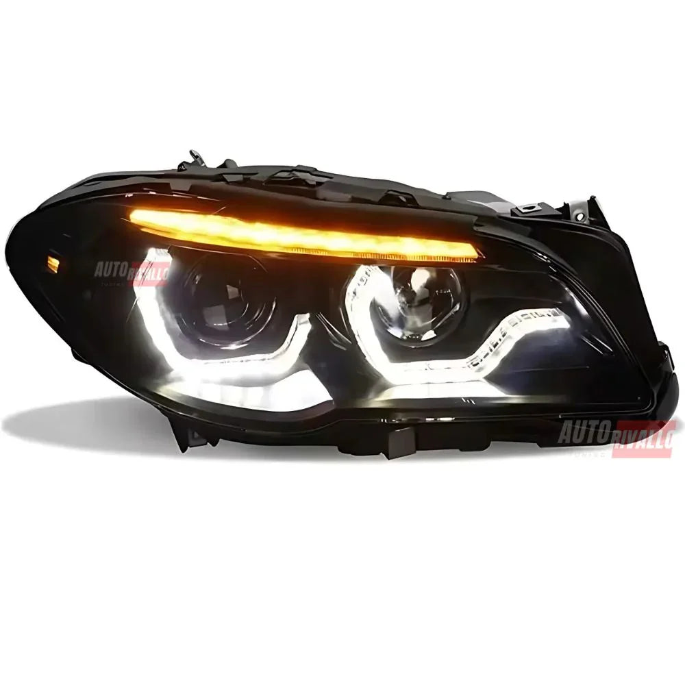 BMW Serie 5 F10 F11 2010-2013 Fari Anteriori Xenon DRL 3D LED - autorivallo