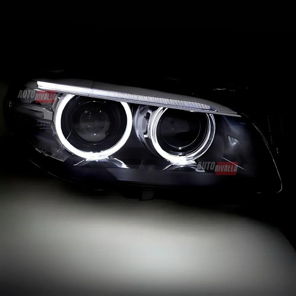 BMW Serie 5 F10 F11 2010-2013 Fari Anteriori Xenon DRL LED - autorivallo